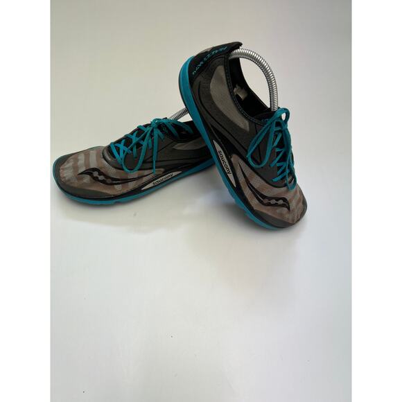 Saucony Hattori LC Running Shoes Athletic Blue Gray Lace Up Women's Size 10 - Picture 1 of 10